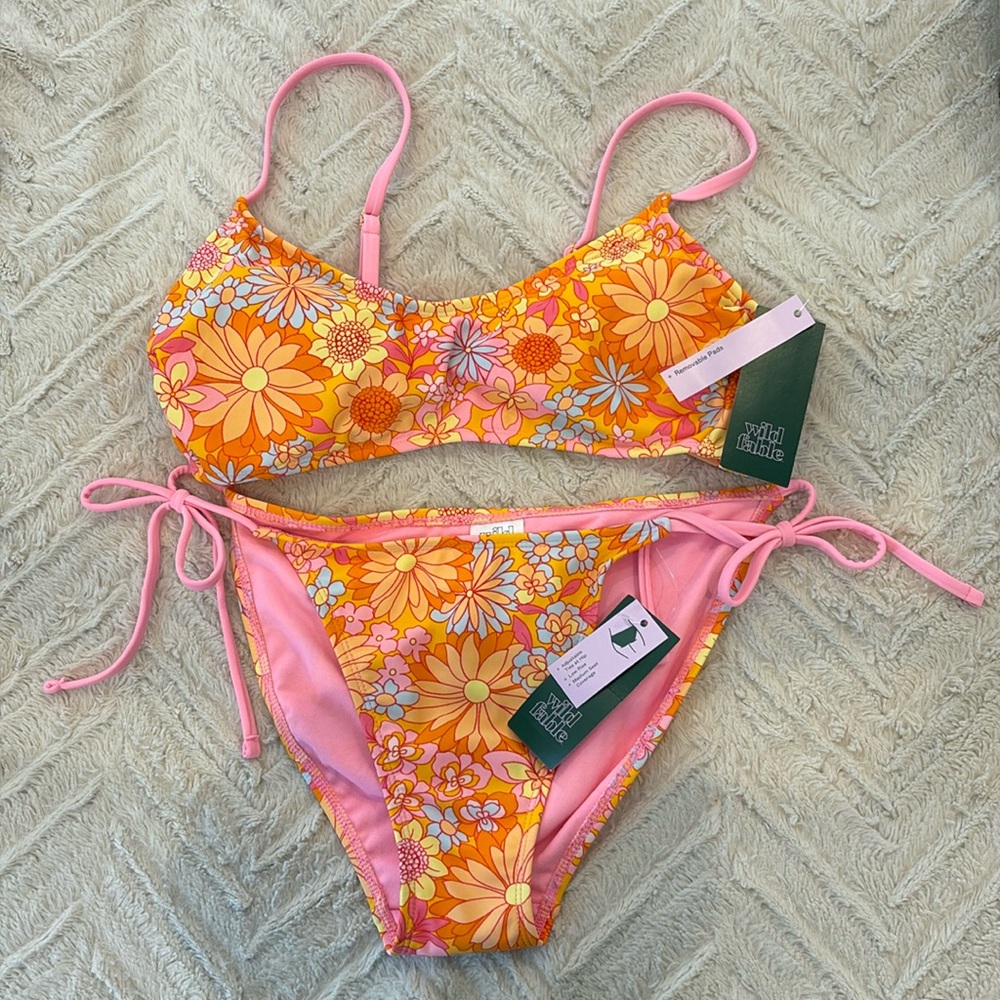 Wild Fable retro floral bikini